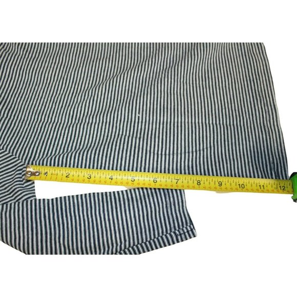 2 TU Kids Long Sleeve T-Shirts Navy Striped and Bl - Picture 8 of 12